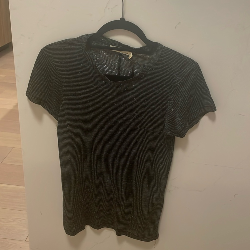 Women’s xs rag & bone glittery t-shirt